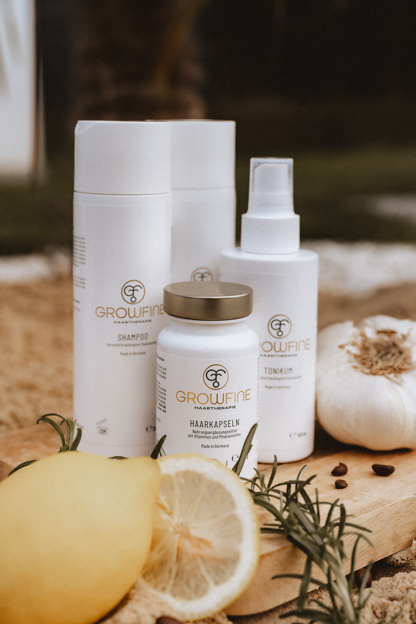 Growfine Produktreihe mit natürlichen Inhalsstoffen
