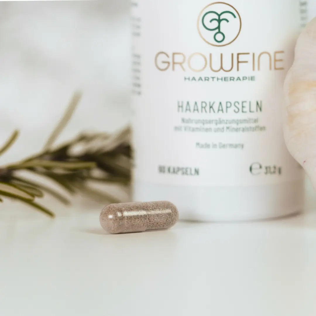 Growfine® Haarkapseln mit Sägepalme und Nährstoffen (60-Tage-Kur)