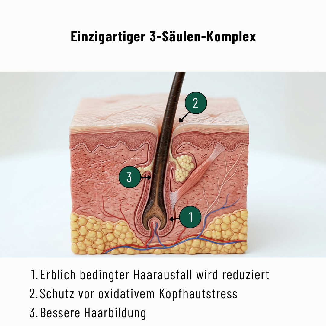 Haarkapseln - Nährstoffkomplex für stärkeres Wachstum