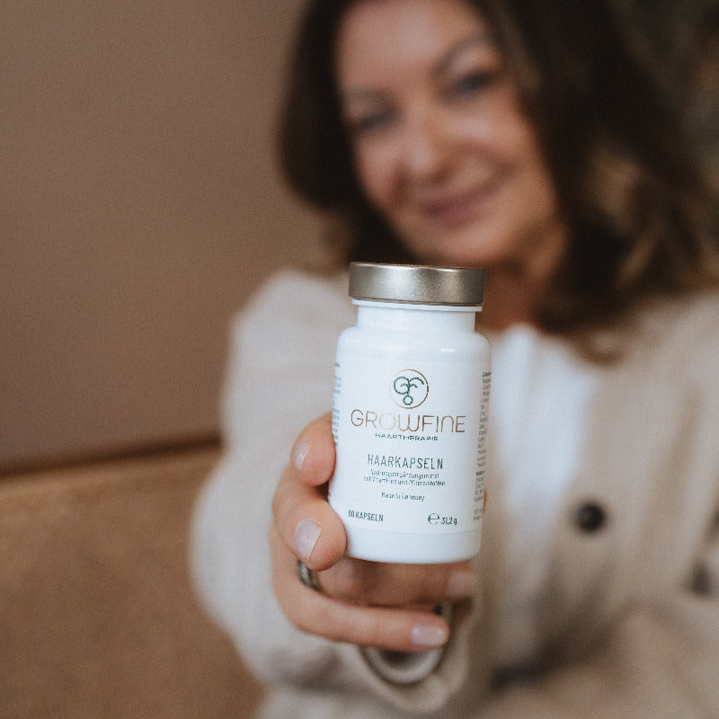 Growfine® Haarkapseln mit Sägepalme und Nährstoffen (60-Tage-Kur)