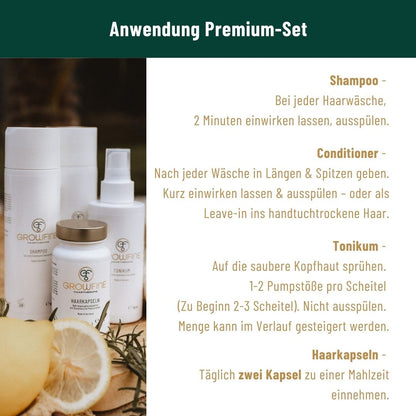 Growfine Haartherapie© Premium-Set (Innen &amp; Außen)
