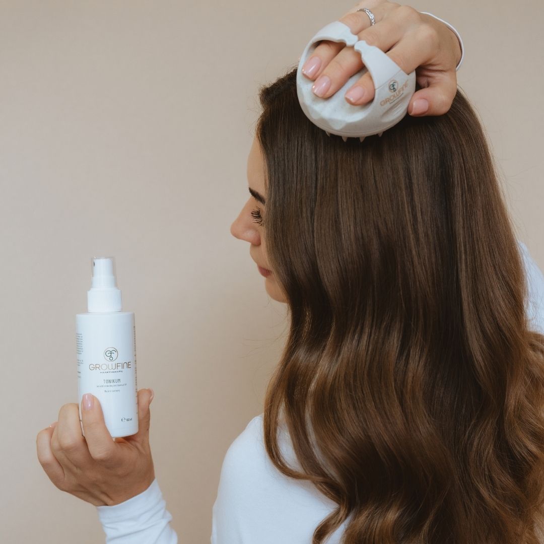 Scalp-Brush  (grün/creme)